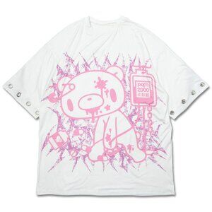 ACDC RAG - Gloomy Bear Pastel Gloomy Ring White Oversized Tee